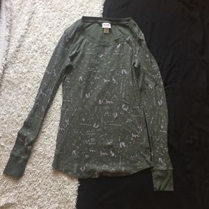 Dark Green Foresty Long Sleeve